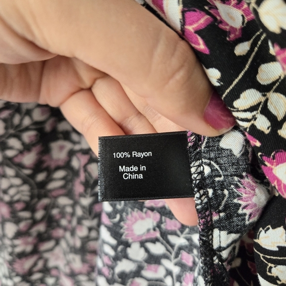 Lane Bryant 18 / 20 Floral Off the Shoulder Flowy Blouse - Picture 5 of 5